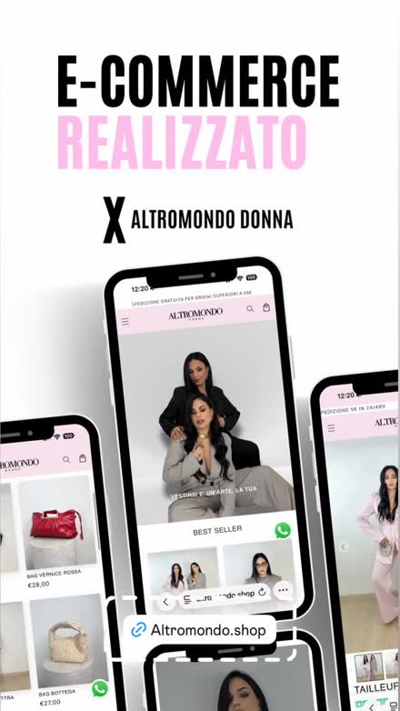 E-commerce realizzato per Altromondo Donna