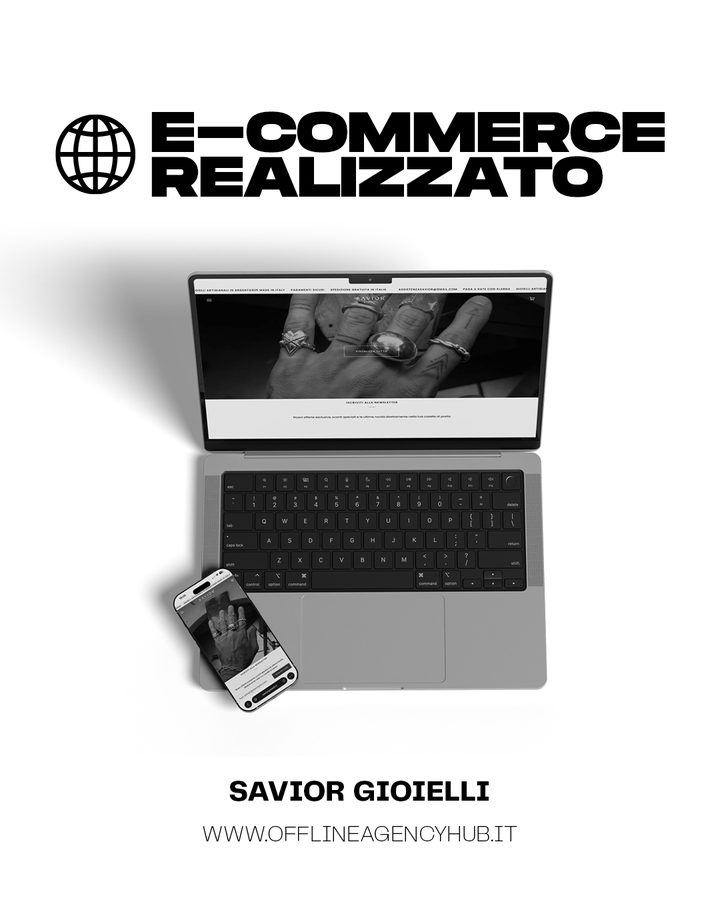 E-commerce realizzato per Savior Gioielli