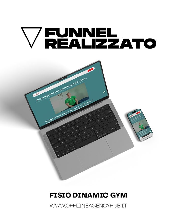 Funnel realizzato per Fisio Dinamic Gym