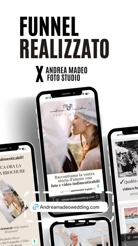 Funnel realizzato per Andrea Madoo Foto Studio