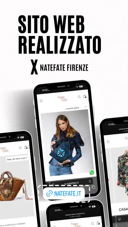 Sito web realizzato per NateFate Firenze